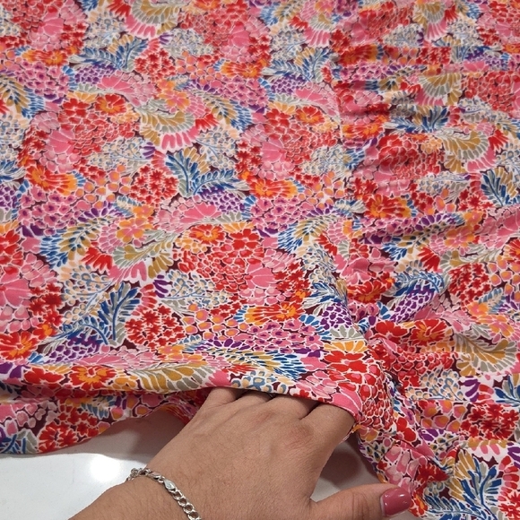 Chic Floral Mini Dress with Ruffles Sz XL Gentle Used Excellent Conditions - Picture 7 of 11